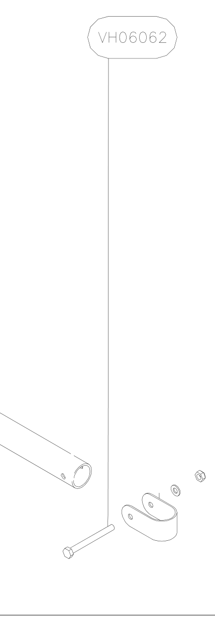 VH06062 – Under seat tube (X-Air) spare part diagram