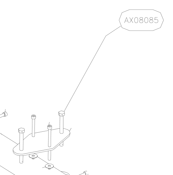 AX08085 – Keel front part (X-Air) spare part diagram