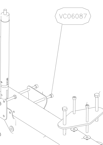VC06087 – Keel front part (X-Air) spare part diagram