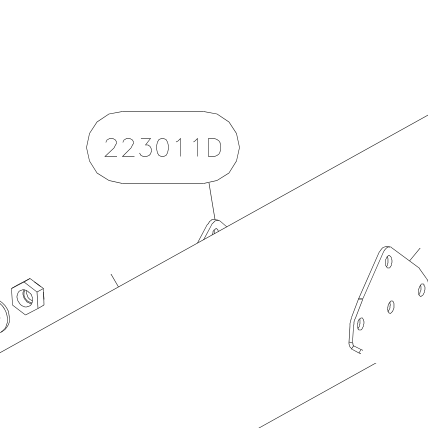 223011D – Keel rear part (X-Air F Gumnam) spare part diagram