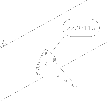 223011G – Keel rear part (X-Air F Gumnam) spare part diagram