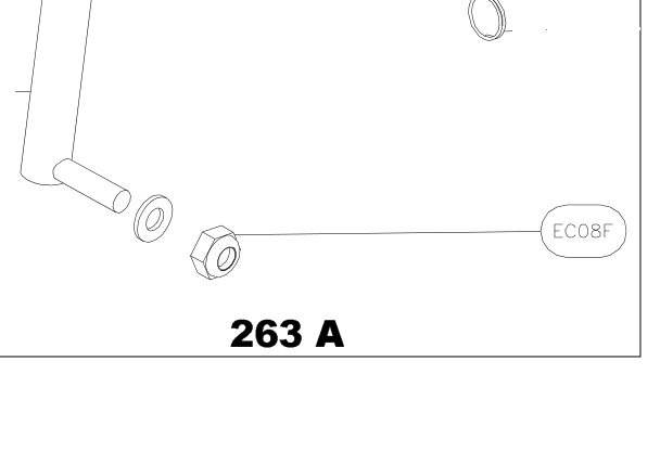 EC08F – Keel rear part (X-Air F Gumnam) spare part diagram