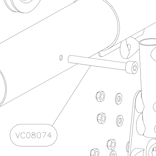 VC08074 – Keel rear part (X-Air F Gumnam) spare part diagram