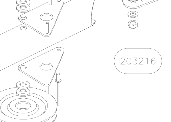 203216 – Leading edge (X-Air F Gumnam) spare part diagram
