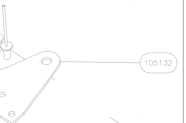 105132 – Front wing strut (X-Air F Gumnam) spare part diagram