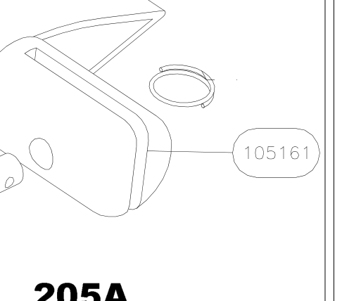 105161 – Front wing strut (X-Air F Gumnam) spare part diagram